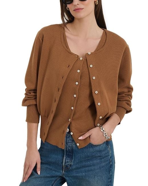 Alex Mill Brown Louisa Cardigan