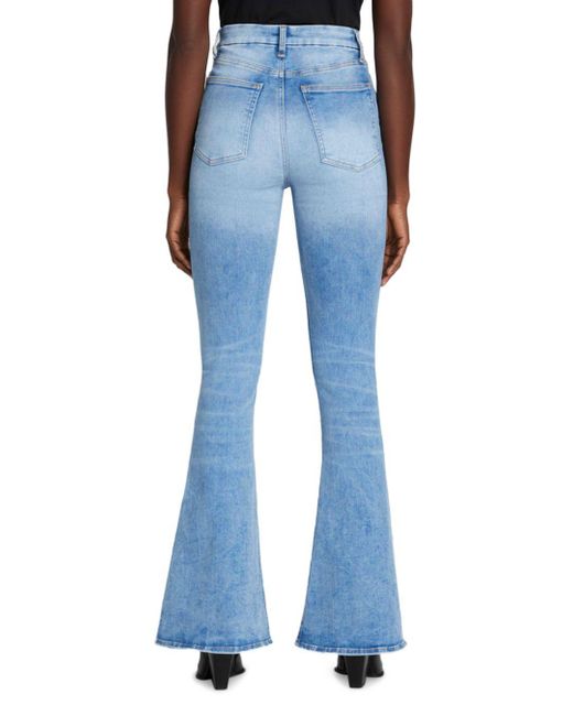 7 For All Mankind Ultra High Rise Skinny Flare Leg Jeans In Merton in Blue  | Lyst Canada