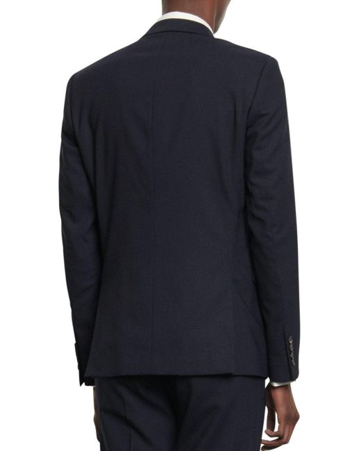 Sandro Wool Travel Slim Fit Suit Jacket in Navy Blue (Blue) for 