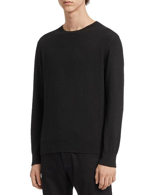 Zegna Black Oasi Cashmere Crewneck Sweater for men