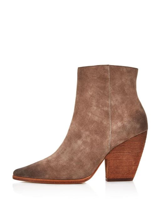 charles david leather bootie
