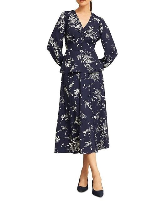 Hobbs Blue Brielle Top
