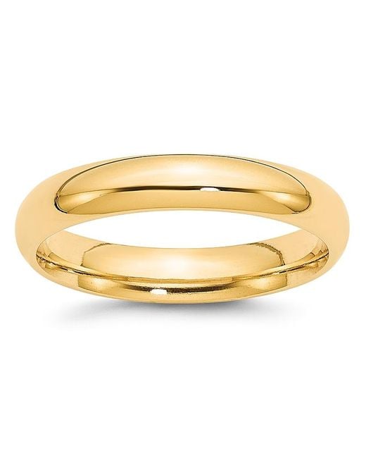 Bloomingdale's Fine Collection Metallic 4Mm Comfort Fit Band Ring for men