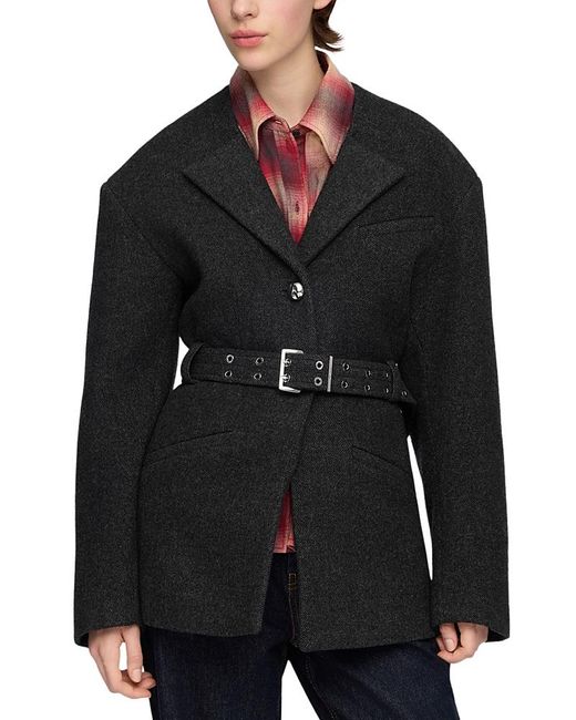 Ganni Black Wool Jacket
