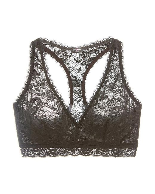 Cosabella Gray Never Say Never Curvy Racerback Bralette