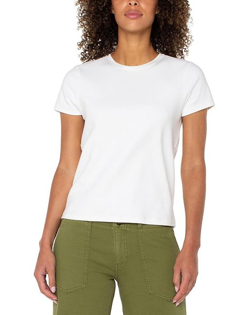 Liverpool Los Angeles White Crewneck Tee