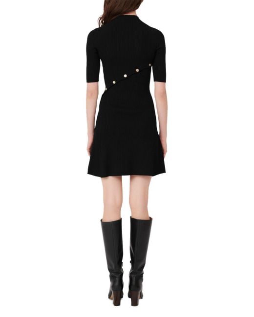 Maje Synthetic Rosea Stretch Knit Mini 