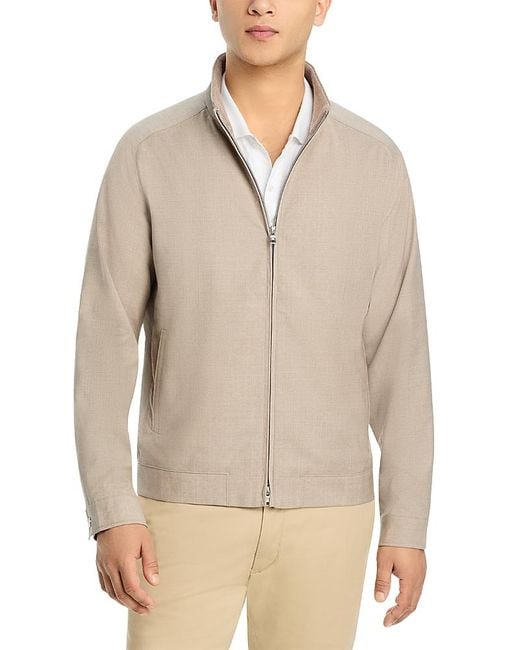 Peter Millar Natural Peter Milar Excursionist Lite Regular Fit Water Resistant Wool Jacket for men