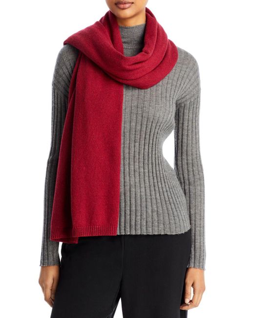 Eileen Fisher Packable Travel Wrap Scarf in Red | Lyst
