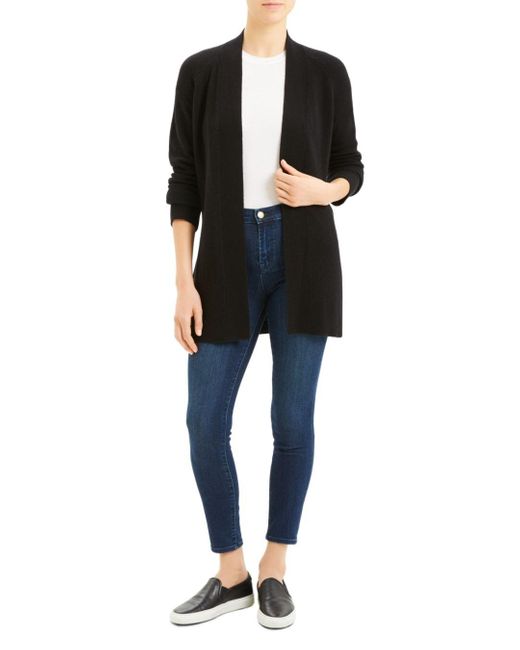 theory belted cardigan