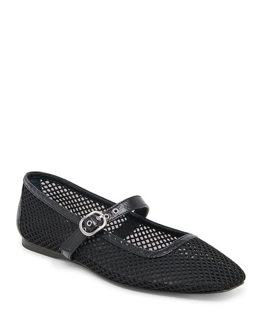 Dolce Vita Black Rodni Mesh Mary Jane Flats