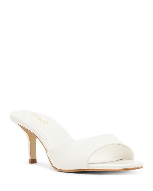 Steve Madden White Kendrix Sandals