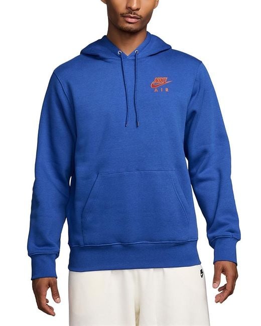 Nike Blue Club Graphic Hoodie for men