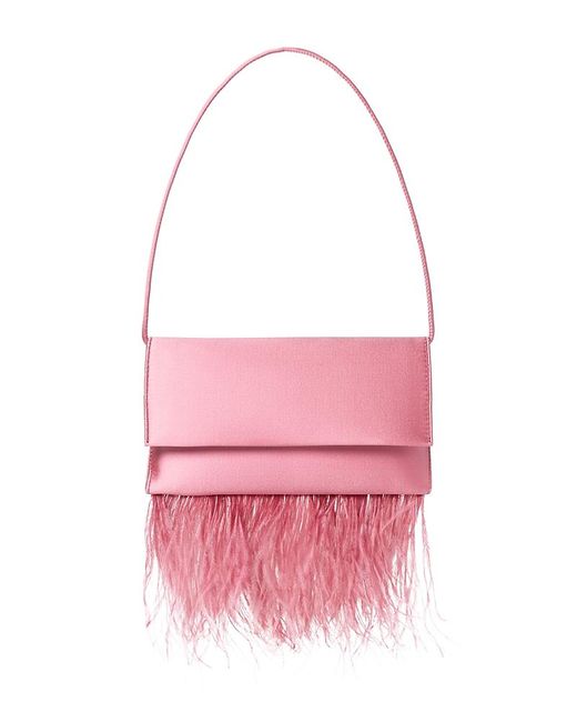 Loeffler Randall Pink Charlee Flap Clutch