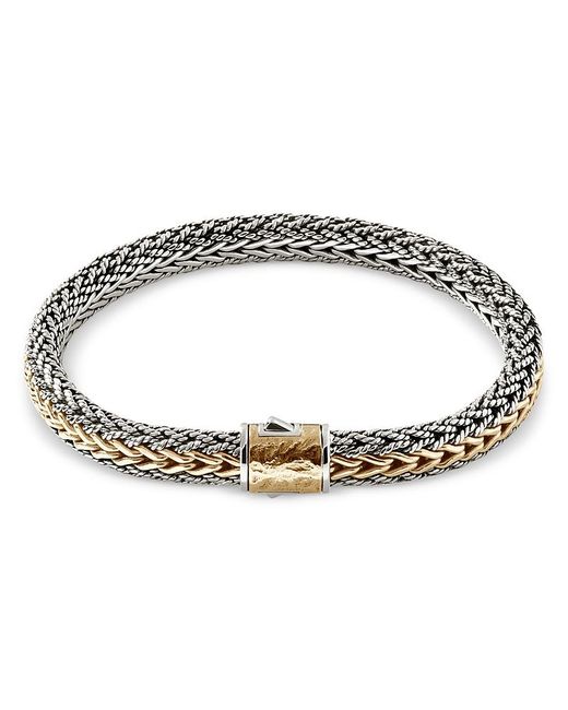 John Hardy Metallic 18K & Sterling Icon Bracelet, 8Mm for men