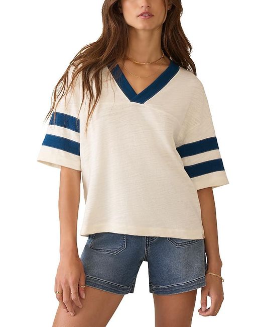 Faherty Brand Multicolor Sunwashed Varsity Tee