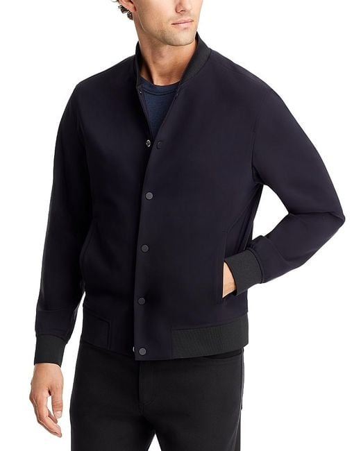 Theory Black Murphy Bomber Jacket for men