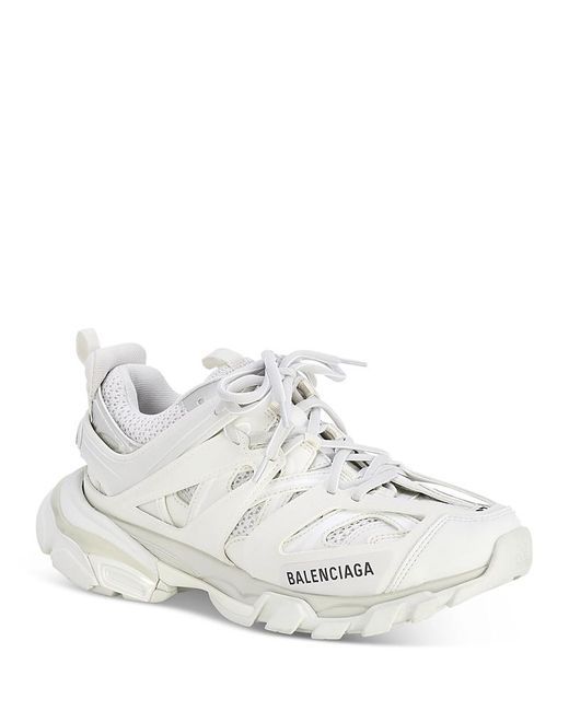 Balenciaga White Track Low Top Sneakers