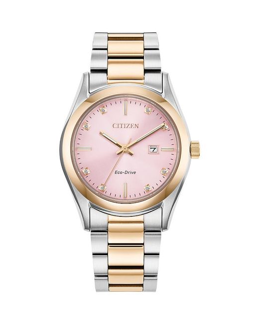 Citizen Pink Eco-Drive Sport Luxury Watch, 33Mm