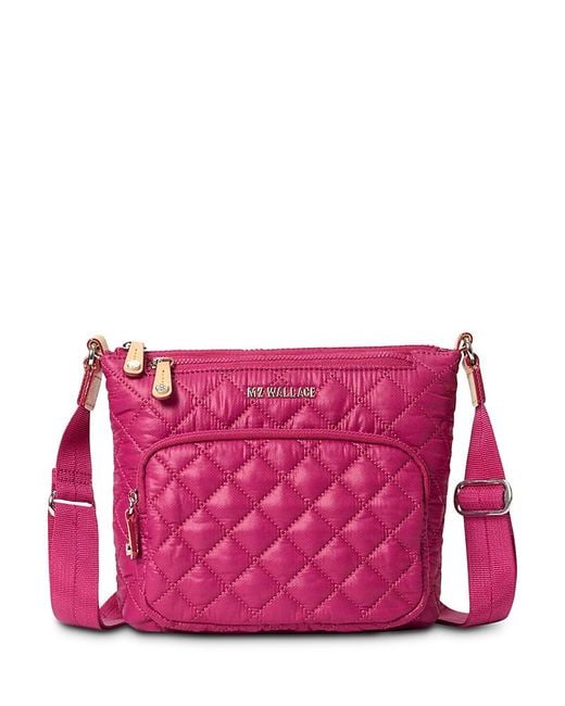 MZ Wallace Pink Metro Scout Crossbody