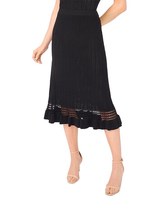Ted Baker Black Flare Skirt