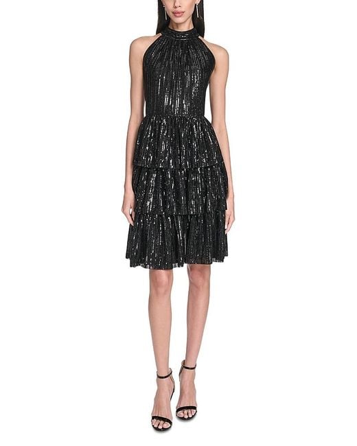 eliza j black dress Ruched Embellished Sheath and ready for every RSVP Eliza J Petite Mock Neck