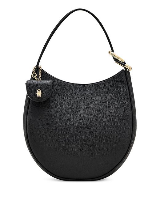 Marc Jacobs Black The Leather Crescent Dual Shoulder Bag
