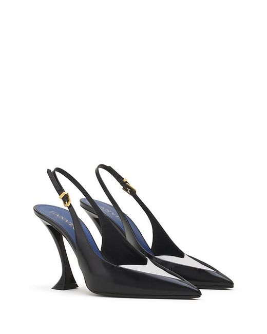 Lanvin Blue Serenade Slingback Pumps
