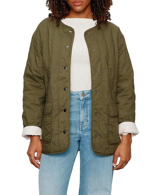 Sanctuary Green Reversible Crafted Jacket