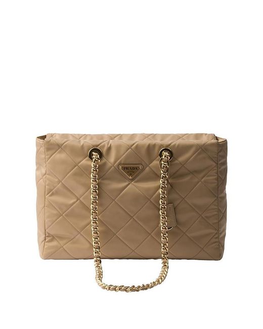 Prada Natural Re-Edition 1995 Chaine Large Re-Nylon Bag