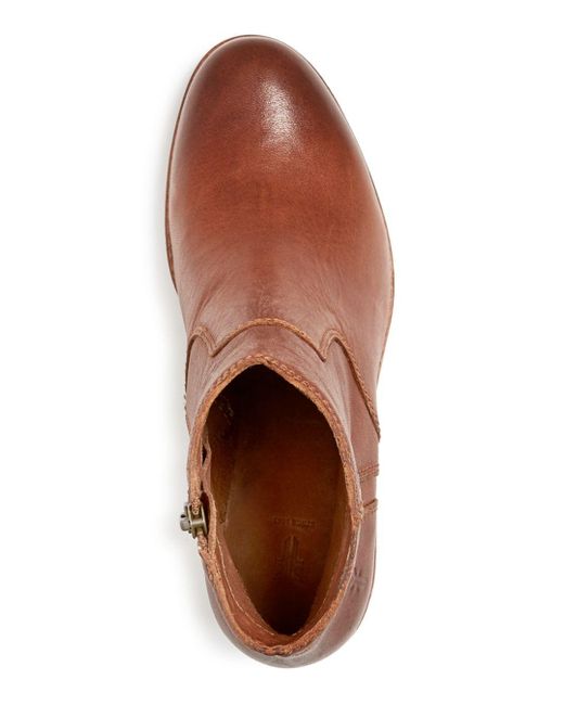 frye emma wedge bootie