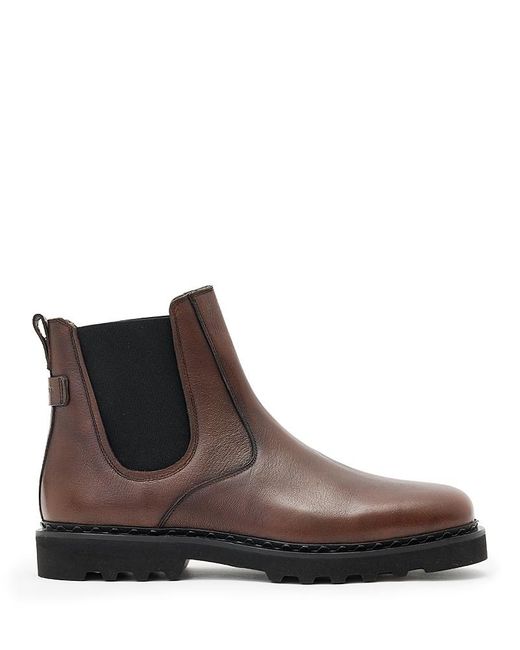 AllSaints Skiff Leather Chelsea Boot in Brown for Men | Lyst display picture 1