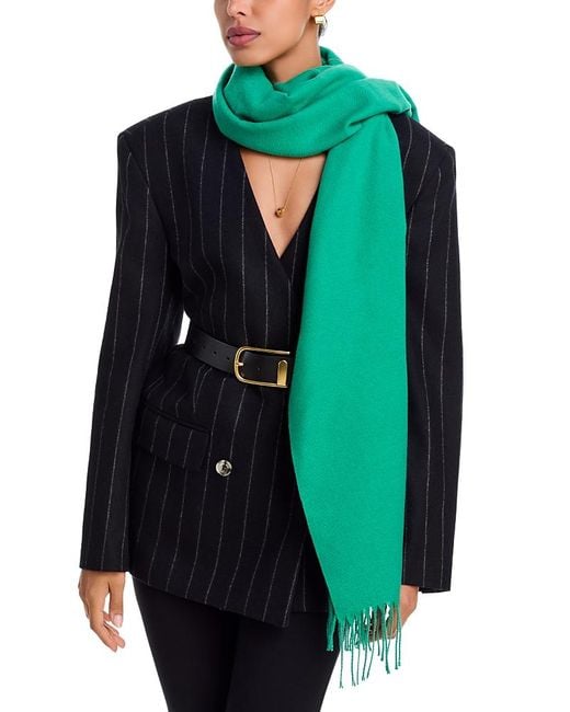 Echo Green Double Face Scarf