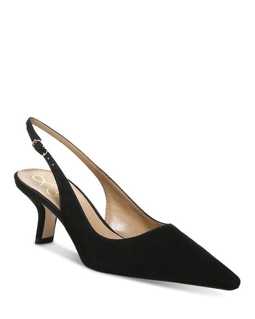Sam Edelman Black Bianka Slingback Pump