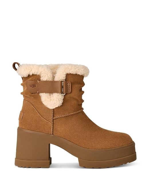 Ugg Brown Moxy Ankle Boots