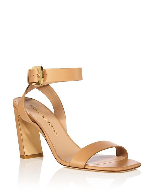 Stuart Weitzman Metallic Sai 85 Sandals