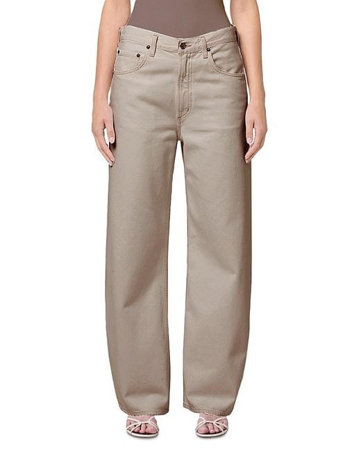 Agolde Natural Low Curve Mid Rise Jeans