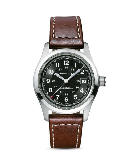 Hamilton Black Khaki Field Watch, 38Mm for men
