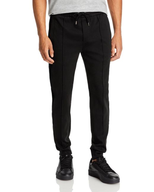BOSS by HUGO BOSS Cotton Lamont Regular Fit Jogger Pants in Black for