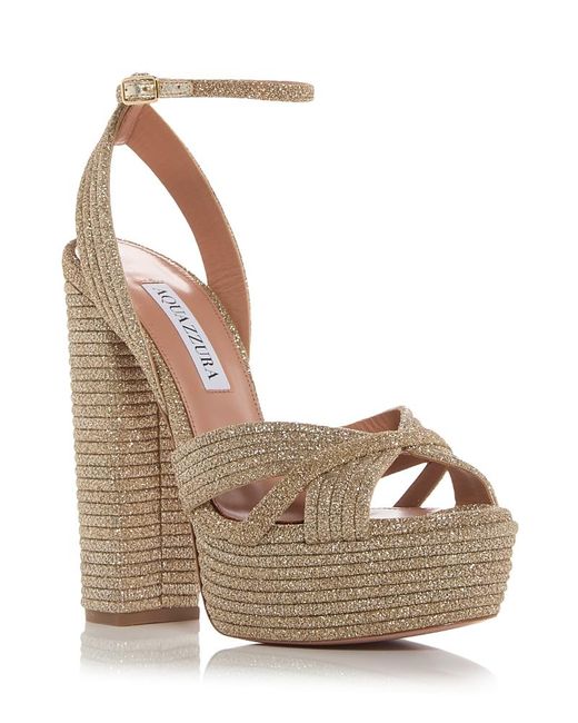 Aquazzura Women's Sundance Plateau 140 Platform Sandals