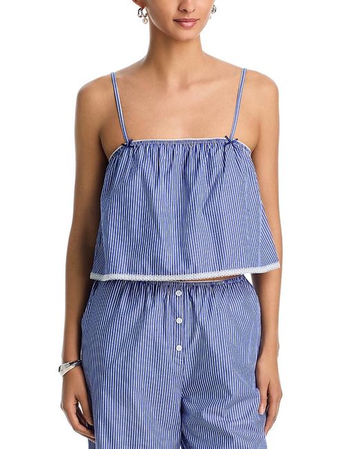 Aqua Blue Lane Top