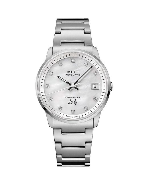 MIDO Gray Commander Ii Lady Watch, 35Mm