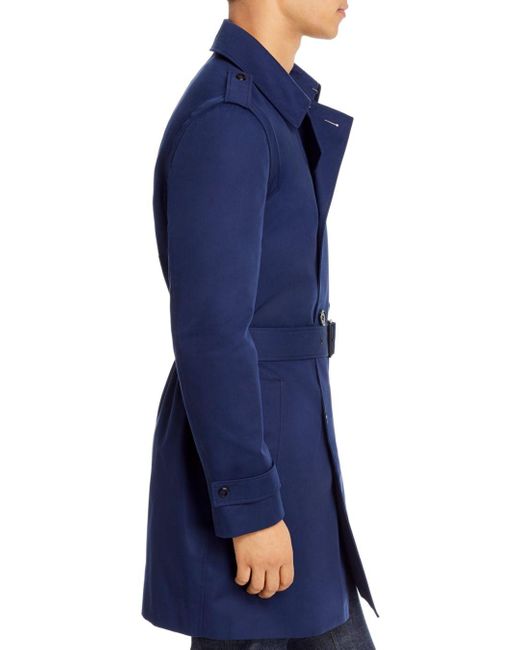 hugo boss trench coat mens