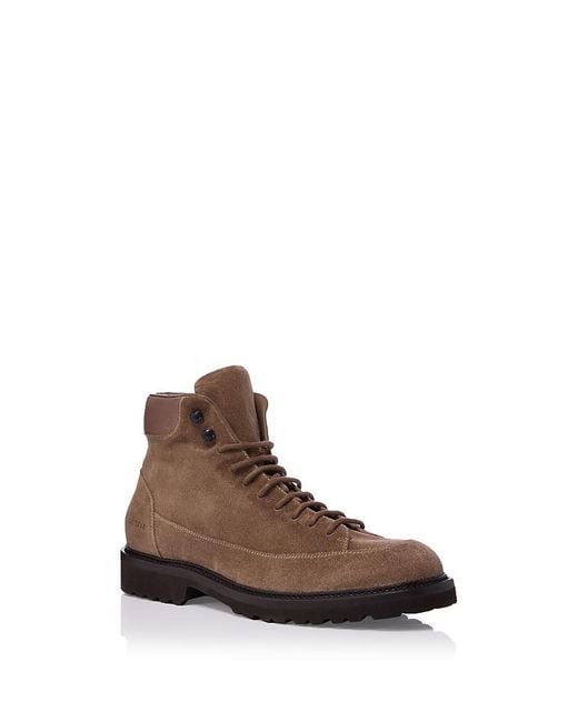 Common Projects Brown Suede Hiker Boots for men