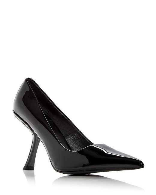 Jeffrey Campbell Black Sling It Pointed Toe Pumps