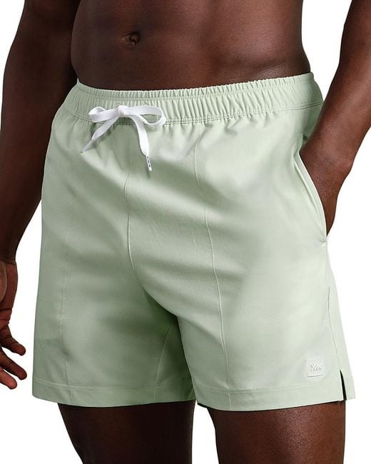 Rhone Green 5.5 R & R Lined Trunks for men