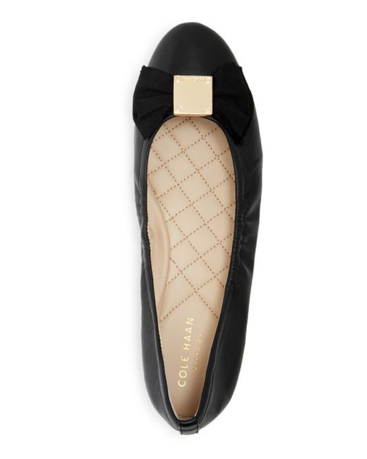 cole haan womens black flats