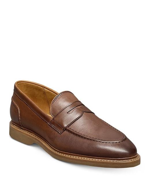 Allen Edmonds Brown Rand Verse Penny Loafers for men