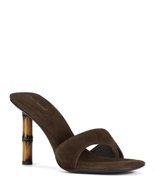Jeffrey Campbell Brown Linette Thong Sandals
