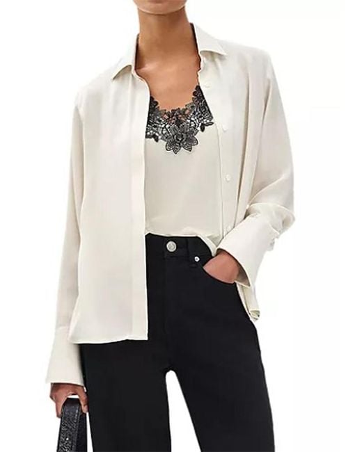 Rag & Bone White Venus Blouse